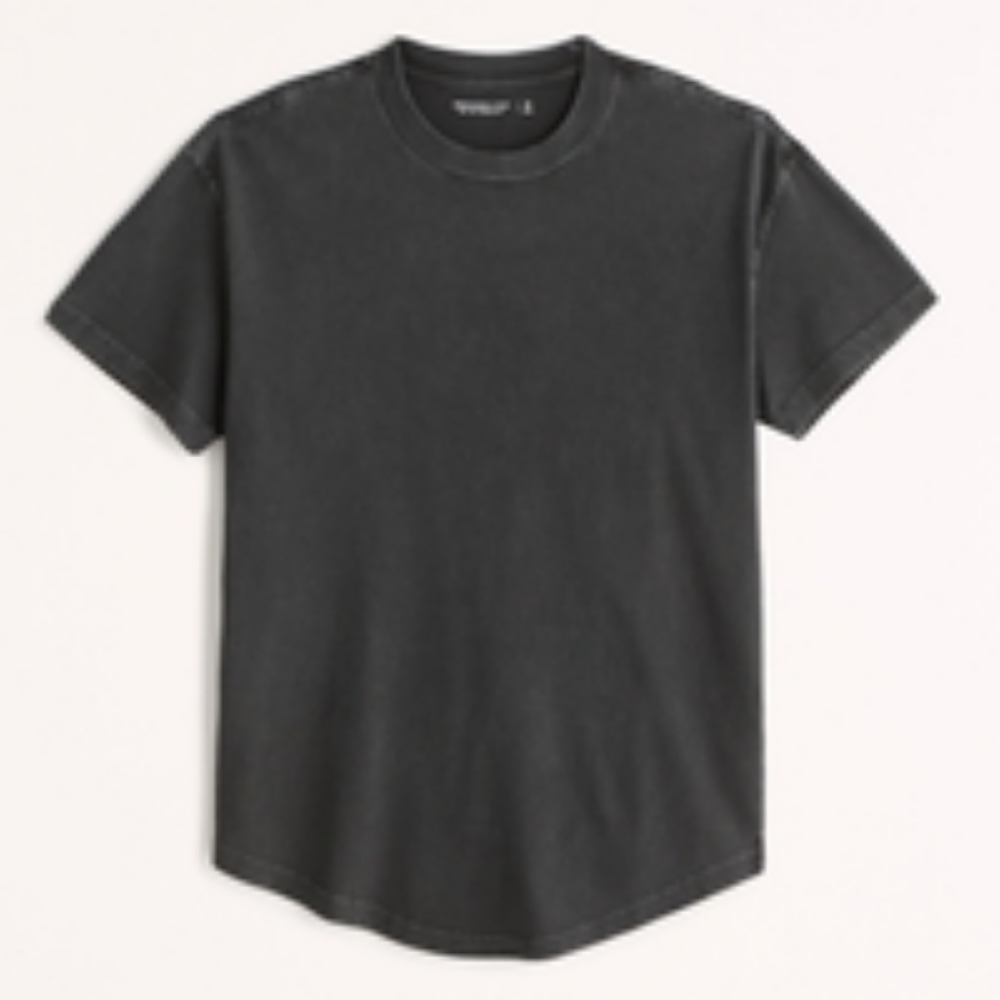 10 NWT Abercrombie Essential Curved Hem Tees